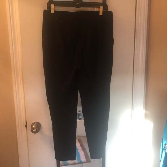 Rafaella Comfort Slim Ankle Pull On Dress Pants Size 12 Black Officewear Slacks - Picture 3 of 10